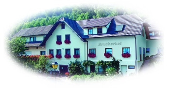 Der
              idyllisch im Grünen gelegene Bruckerhof